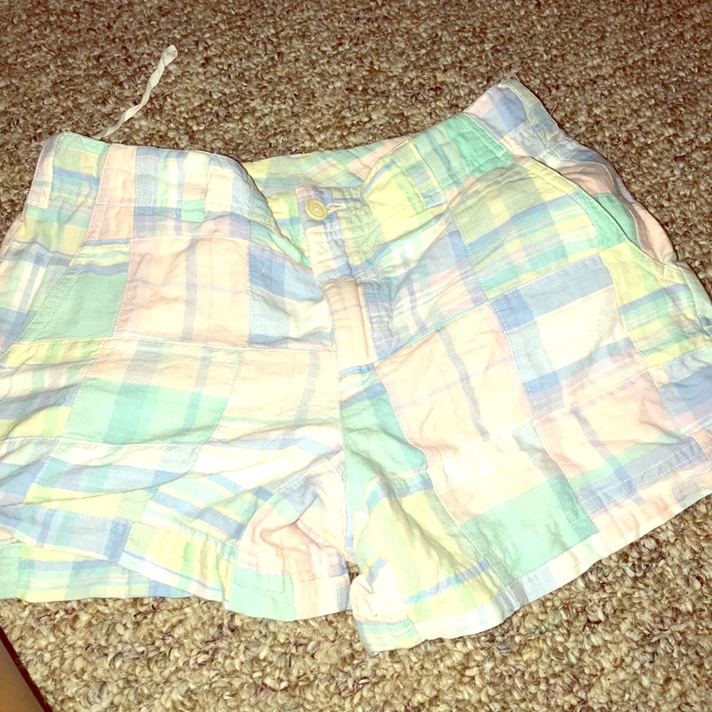 RALPH LAUREN PLAID SHORTS